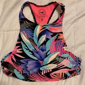Hollister High Neck Floral Bikini Top  - XS